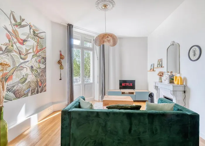 Le Solaris, Free Parking, 10 Min Sncf Station Ανζέρ